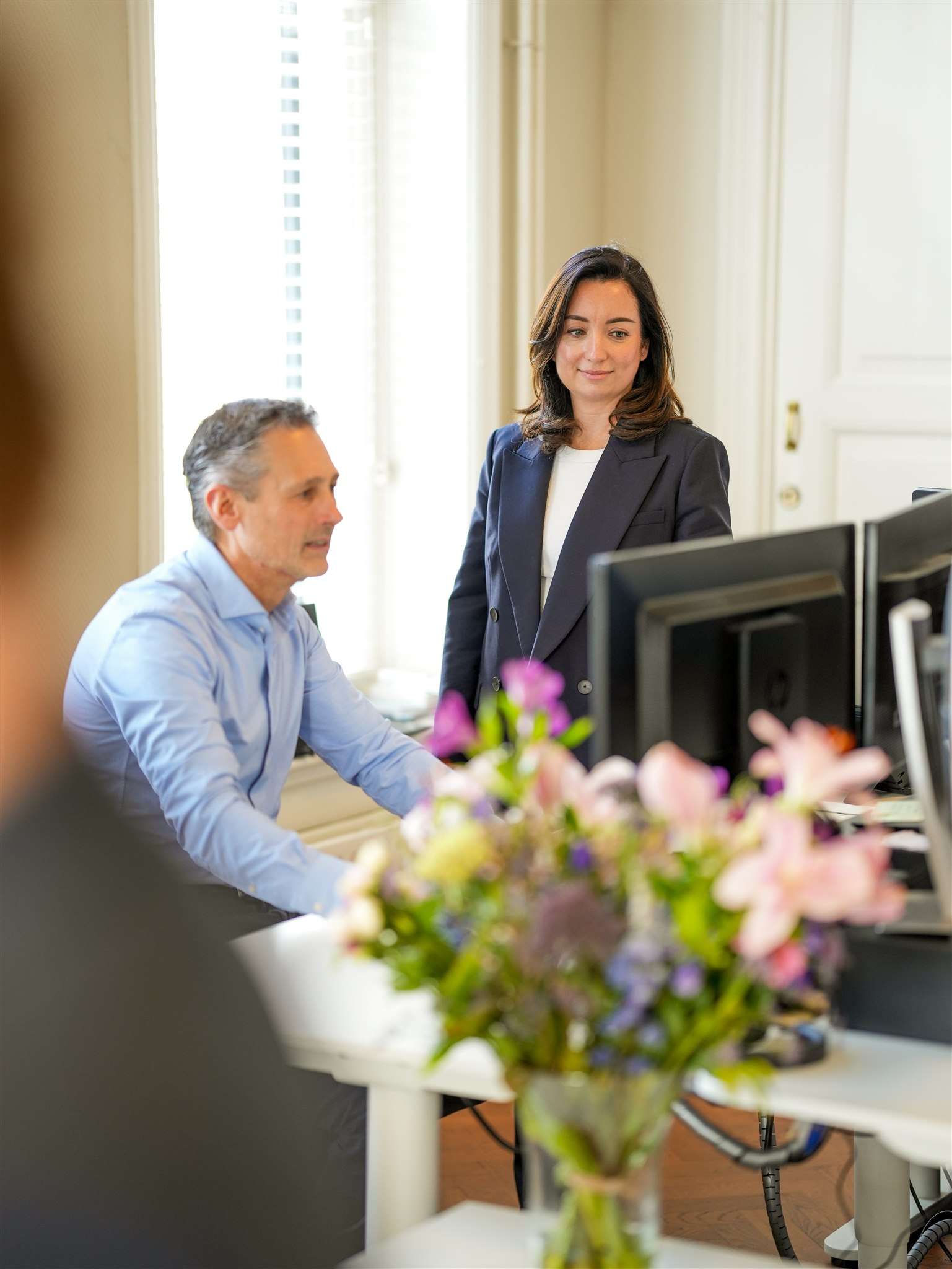 Duisenburgh - Sfeerfoto op kantoor